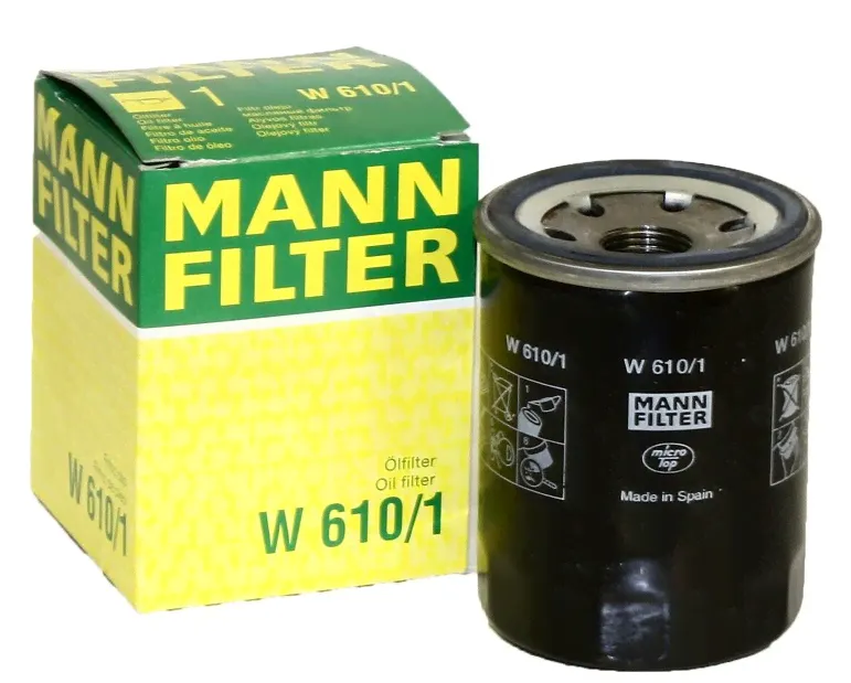 Фильтр масляный MANN FILTER W610/1 SUZUKI Baleno/Grand Vitara/Ignis l,ll/Jimmy/Liana/Samurai/SJ/Swift lll/SX4/