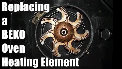 How to change an Oven Heating Element on a Beko Oven - Fan Oven not heating up?