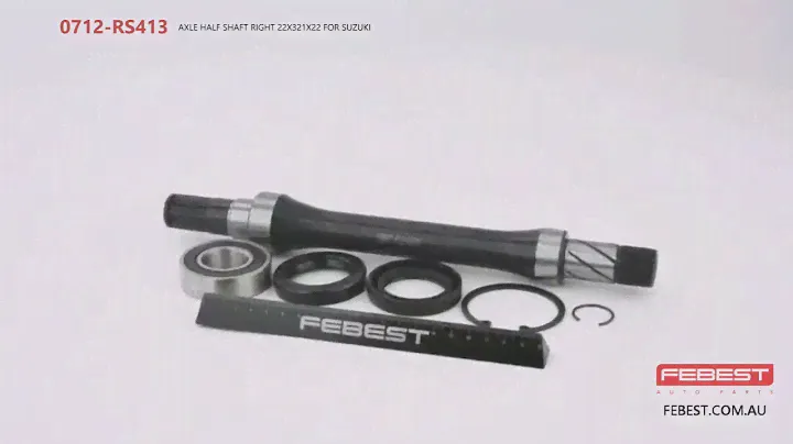 0712-RS413 AXLE HALF SHAFT RIGHT 22X321X22 FOR SUZUKI